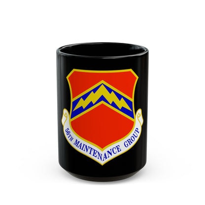 56th Maintenance Group (U.S. Air Force) Black Coffee Mug-15oz-The Sticker Space