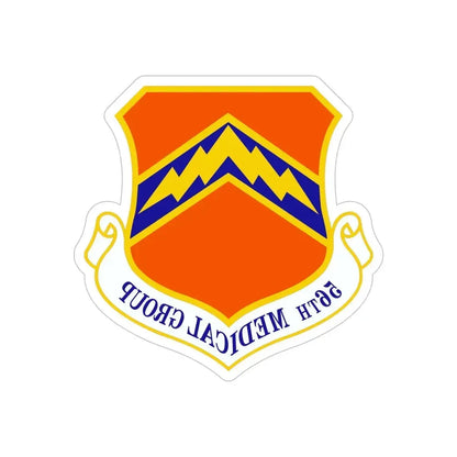 56th Medical Group (U.S. Air Force) REVERSE PRINT Transparent Die-Cut STICKER - The Sticker Space
