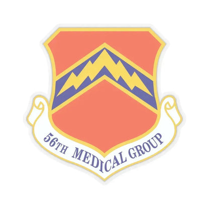 56th Medical Group (U.S. Air Force) STICKER Vinyl Kiss-Cut Decal 4 Inch Transparent - The Sticker Space