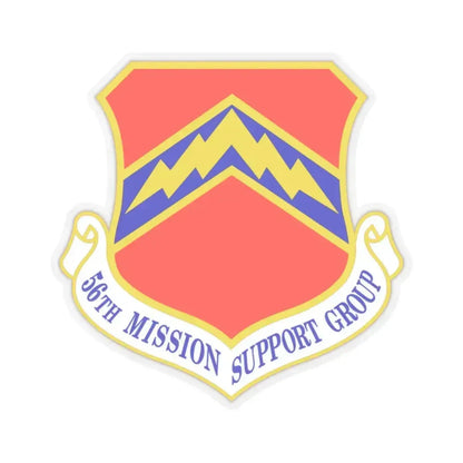 56th Mission Support Group (U.S. Air Force) STICKER Vinyl Kiss-Cut Decal 2 Inch Transparent - The Sticker Space