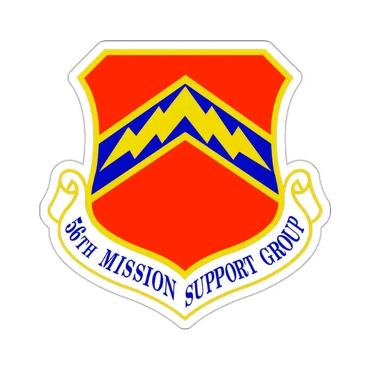 56th Mission Support Group (U.S. Air Force) STICKER Vinyl Kiss-Cut Decal 2 Inch White - The Sticker Space