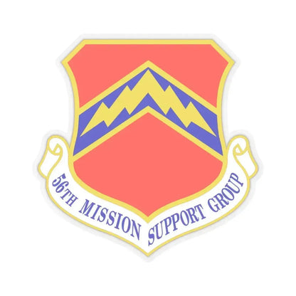 56th Mission Support Group (U.S. Air Force) STICKER Vinyl Kiss-Cut Decal 4 Inch Transparent - The Sticker Space