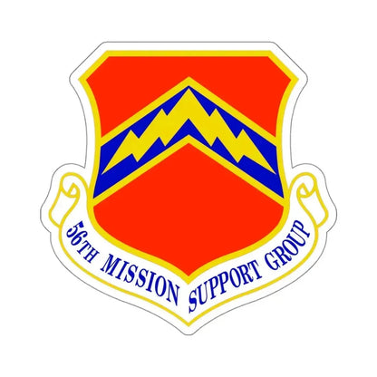 56th Mission Support Group (U.S. Air Force) STICKER Vinyl Kiss-Cut Decal 4 Inch White - The Sticker Space