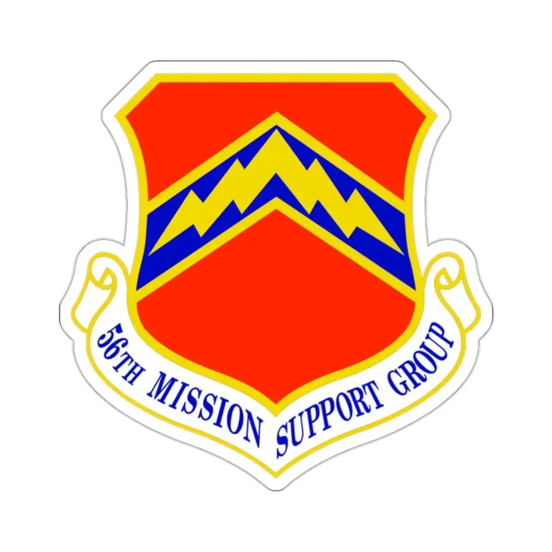 56th Mission Support Group (U.S. Air Force) STICKER Vinyl Kiss-Cut Decal - The Sticker Space