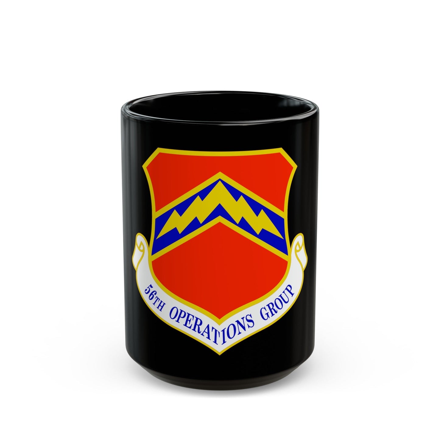 56th Operations Group (U.S. Air Force) Black Coffee Mug-15oz-The Sticker Space