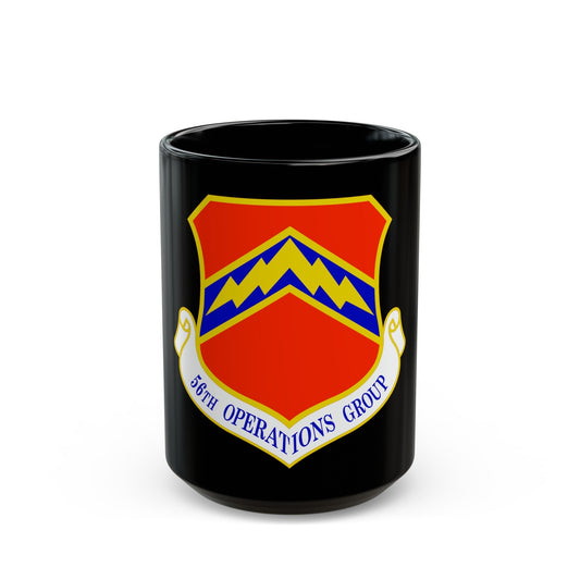 56th Operations Group (U.S. Air Force) Black Coffee Mug-15oz-The Sticker Space