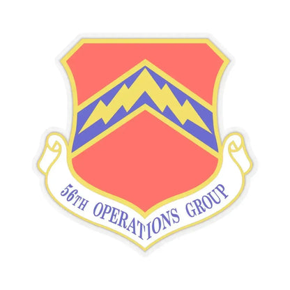 56th Operations Group (U.S. Air Force) STICKER Vinyl Kiss-Cut Decal 3 Inch Transparent - The Sticker Space