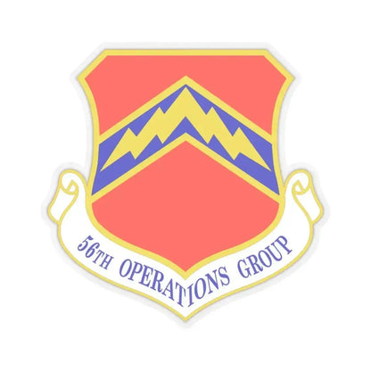 56th Operations Group (U.S. Air Force) STICKER Vinyl Kiss-Cut Decal 4 Inch Transparent - The Sticker Space