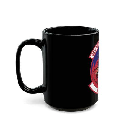 56th Operations Support Squadron (U.S. Air Force) Black Coffee Mug-The Sticker Space