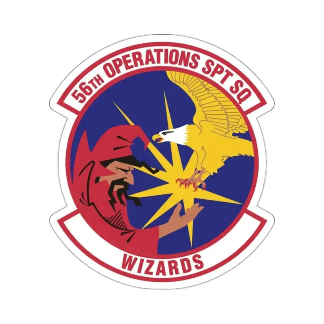 56th Operations Support Squadron (U.S. Air Force) STICKER Vinyl Die-Cut Decal 2 Inch - The Sticker Space