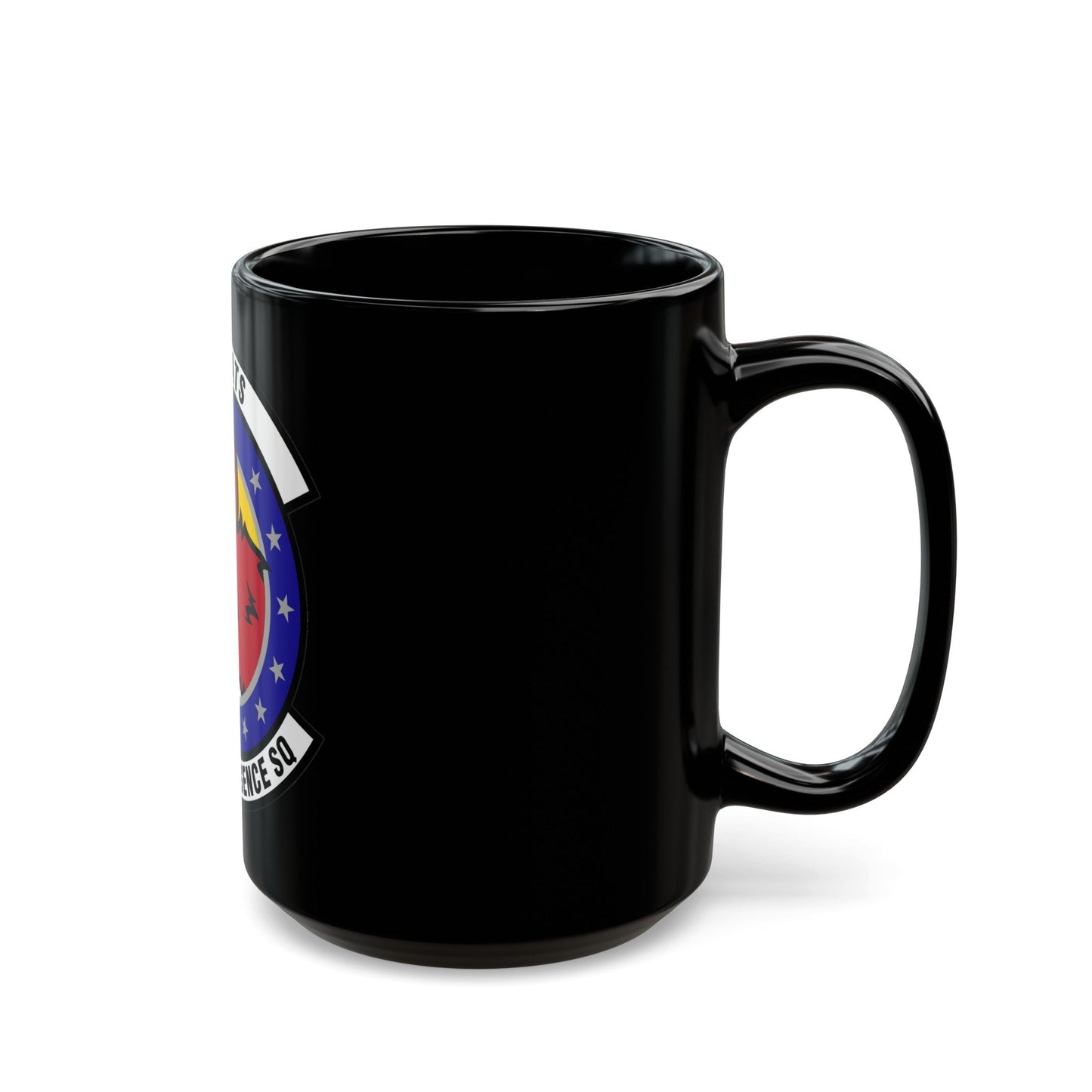 57 Intelligence Squadron ACC (U.S. Air Force) Black Coffee Mug-The Sticker Space