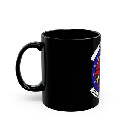 57 Intelligence Squadron ACC (U.S. Air Force) Black Coffee Mug-The Sticker Space