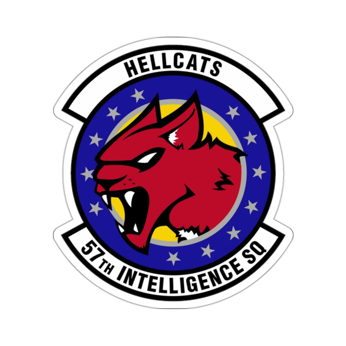 57 Intelligence Squadron ACC (U.S. Air Force) STICKER Vinyl Die-Cut Decal-White-The Sticker Space