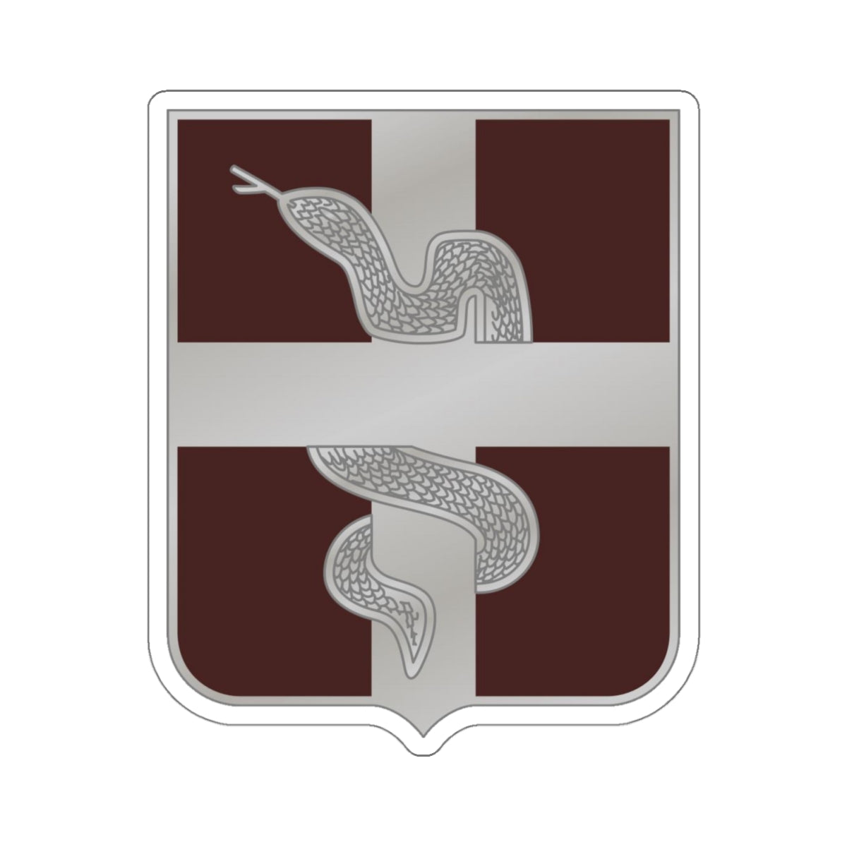 57 Medical Battalion (U.S. Army) STICKER Vinyl Kiss-Cut Decal-4 Inch-White-The Sticker Space