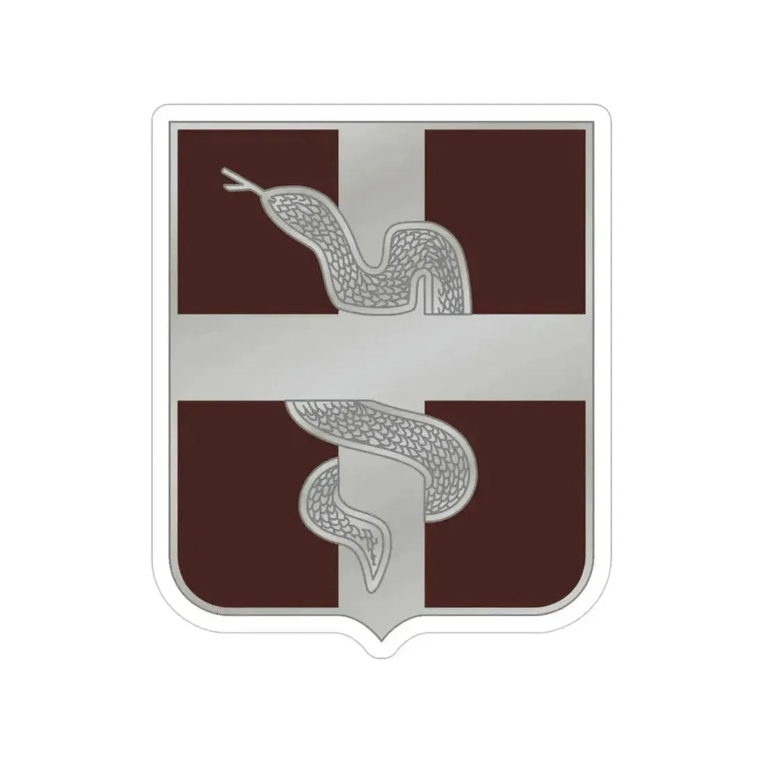 57 Medical Battalion (U.S. Army) Transparent STICKER Die-Cut Vinyl Decal 4 Inch - The Sticker Space