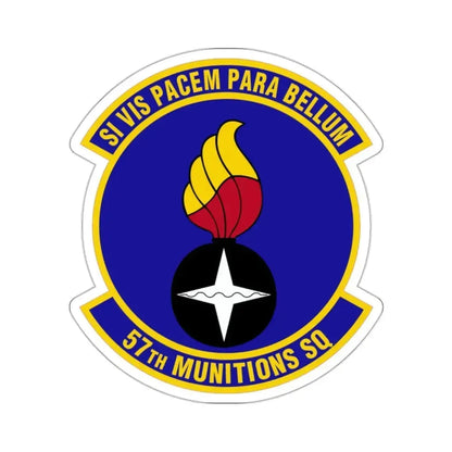 57 Munitions Sq ACC (U.S. Air Force) STICKER Vinyl Die-Cut Decal 2 Inch - The Sticker Space