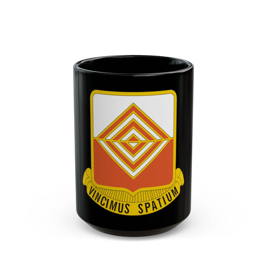 57 Signal Battalion (U.S. Army) Black Coffee Mug-15oz-The Sticker Space