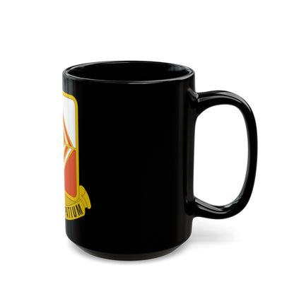 57 Signal Battalion (U.S. Army) Black Coffee Mug-The Sticker Space