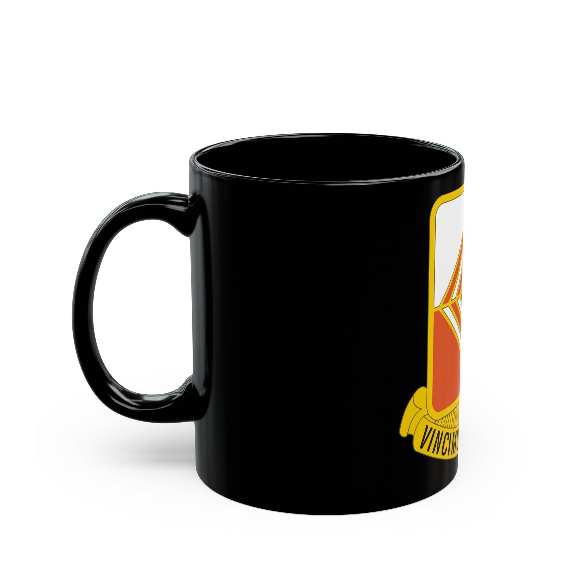 57 Signal Battalion (U.S. Army) Black Coffee Mug-The Sticker Space