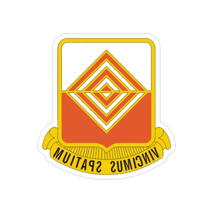 57 Signal Battalion (U.S. Army) REVERSE PRINT Transparent Die-Cut STICKER - The Sticker Space