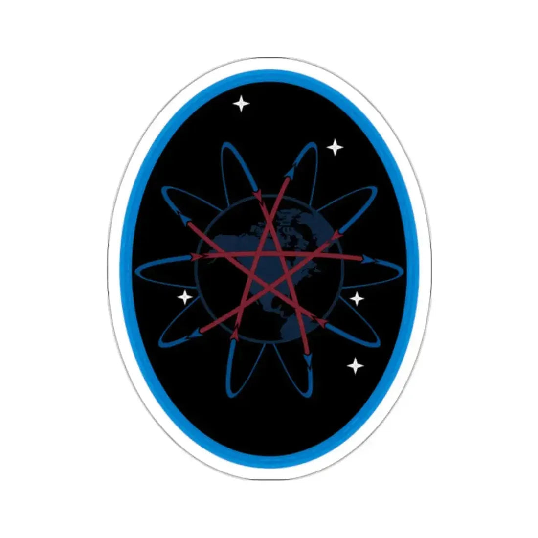 57 Space Aggressor Squadron (U.S. Space Force) STICKER Vinyl Kiss-Cut Decal 2 Inch White - The Sticker Space