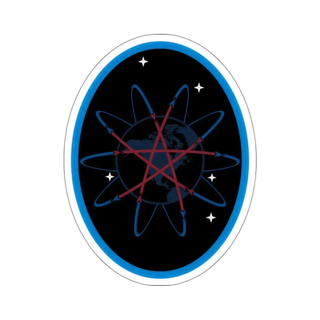 57 Space Aggressor Squadron (U.S. Space Force) STICKER Vinyl Kiss-Cut Decal 3 Inch White - The Sticker Space