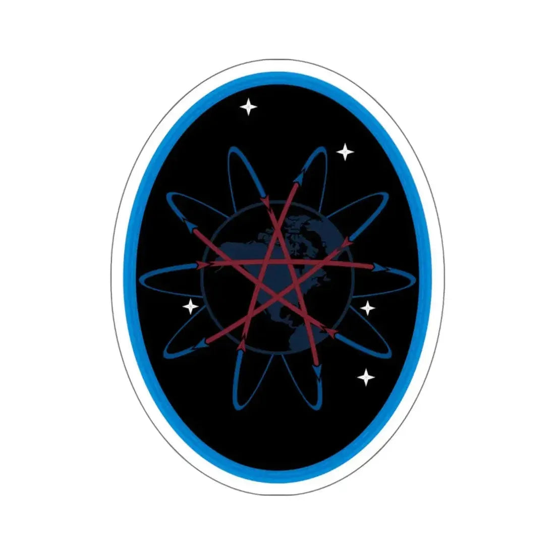 57 Space Aggressor Squadron (U.S. Space Force) STICKER Vinyl Kiss-Cut Decal 6 Inch White - The Sticker Space