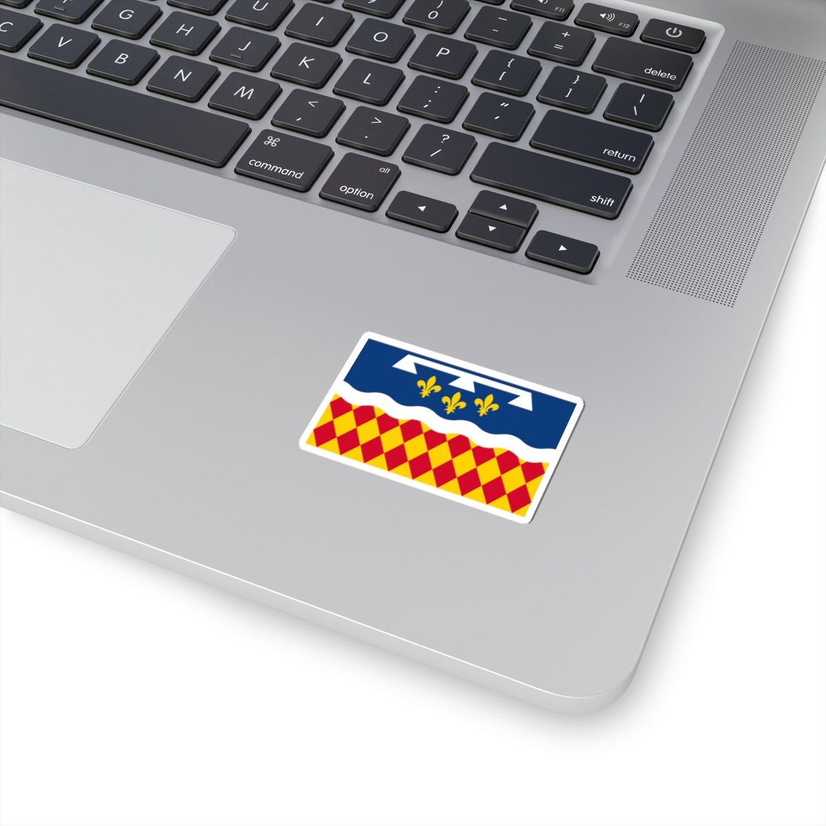 Flag of Charente (France) STICKER Vinyl Kiss-Cut Decal