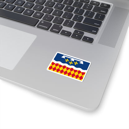 Flag of Charente (France) STICKER Vinyl Kiss-Cut Decal