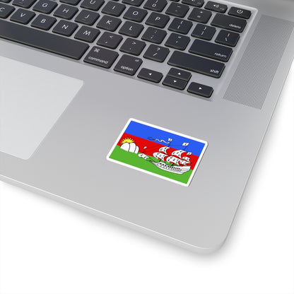 Flag of Lorient (France) STICKER Vinyl Kiss-Cut Decal