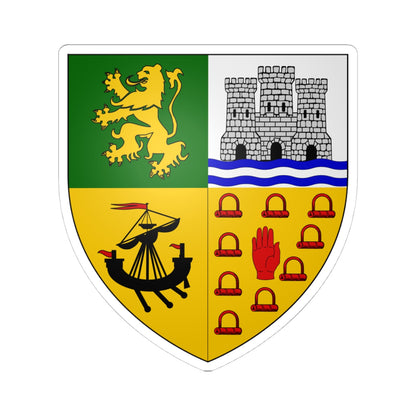 Arms of MacNeil of Barra (Scotland) (Coat of Arms) STICKER Vinyl Kiss-Cut Decal