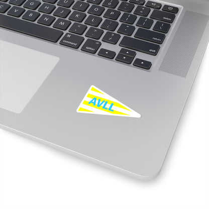 Burgee of Associazione Vela Lago Ledro (Italy) STICKER Vinyl Kiss-Cut Decal