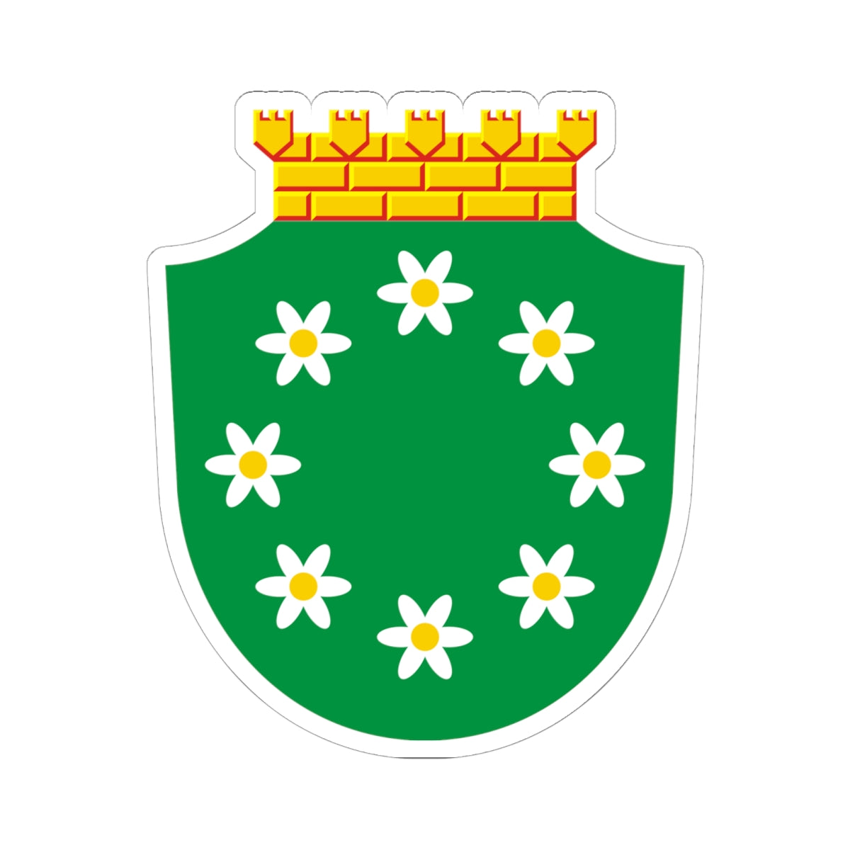 Raasepori.vaakuna (Finland) (Coat of Arms) STICKER Vinyl Kiss-Cut Decal