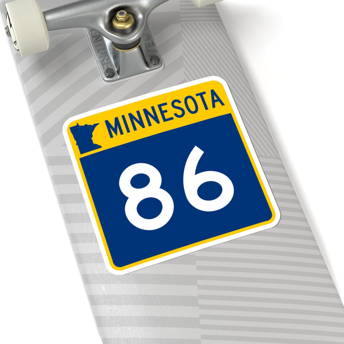 MN-86 (Minnesota) (Road Sign) STICKER Vinyl Kiss-Cut Decal