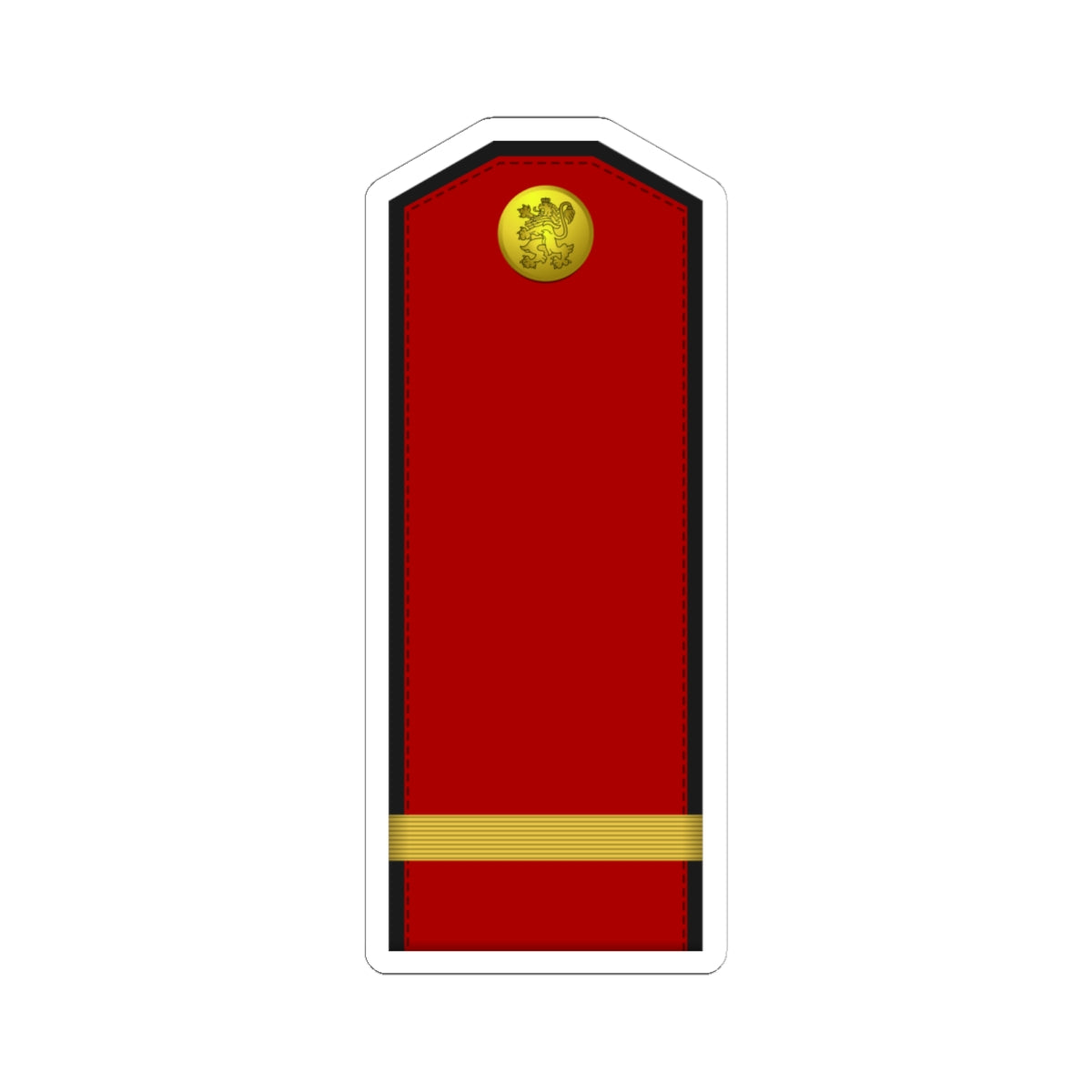 Bulgaria Army OR 4 (Bulgaria) (Military Rank) STICKER Vinyl Kiss-Cut Decal