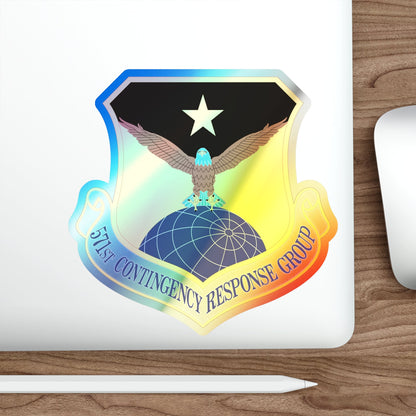 571st Contingency Response Group (U.S. Air Force) Holographic STICKER Die-Cut Vinyl Decal-The Sticker Space