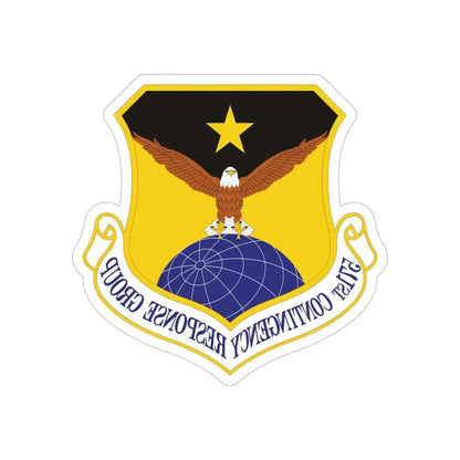571st Contingency Response Group (U.S. Air Force) REVERSE PRINT Transparent Die-Cut STICKER - The Sticker Space