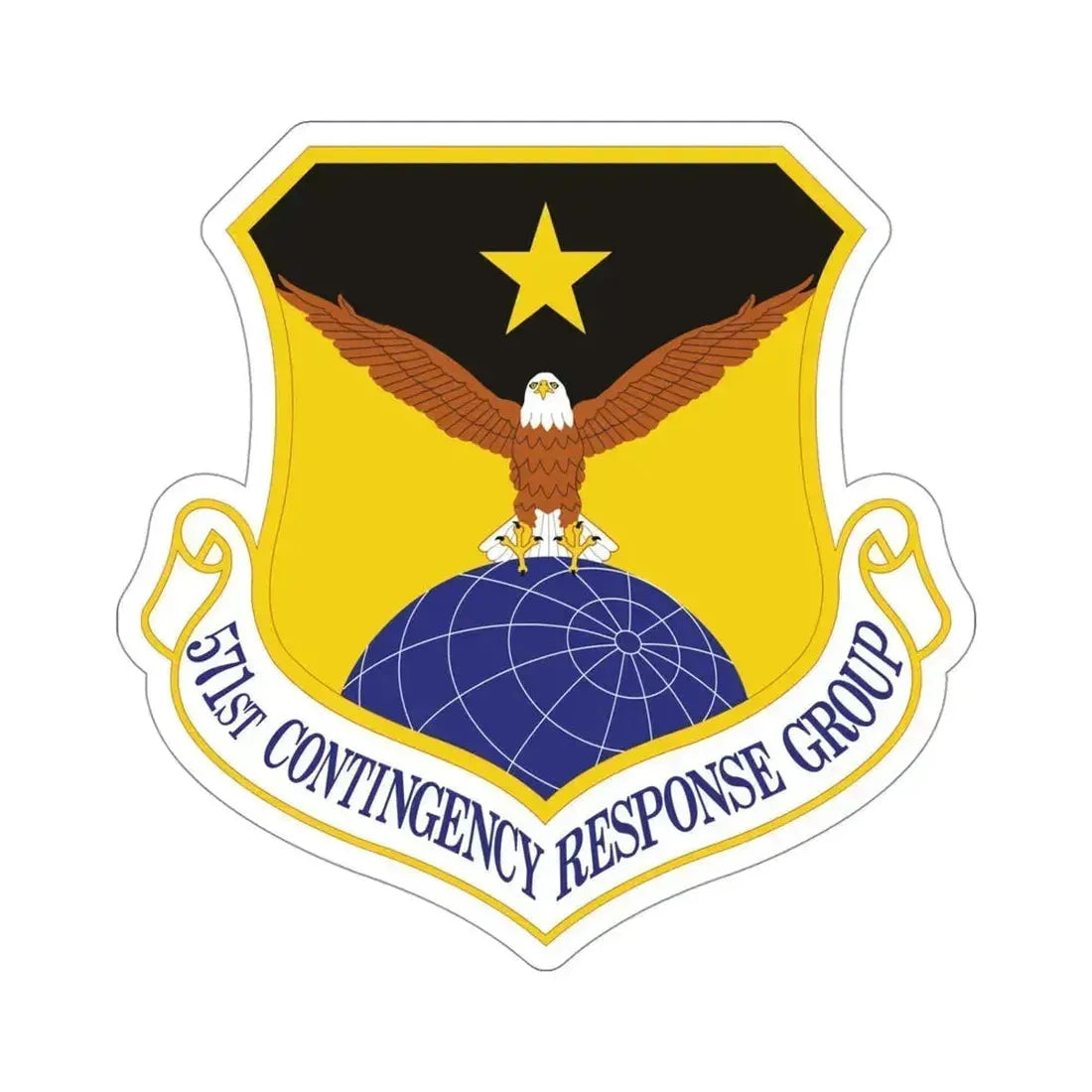 571st Contingency Response Group (U.S. Air Force) STICKER Vinyl Die-Cut Decal 4 Inch - The Sticker Space