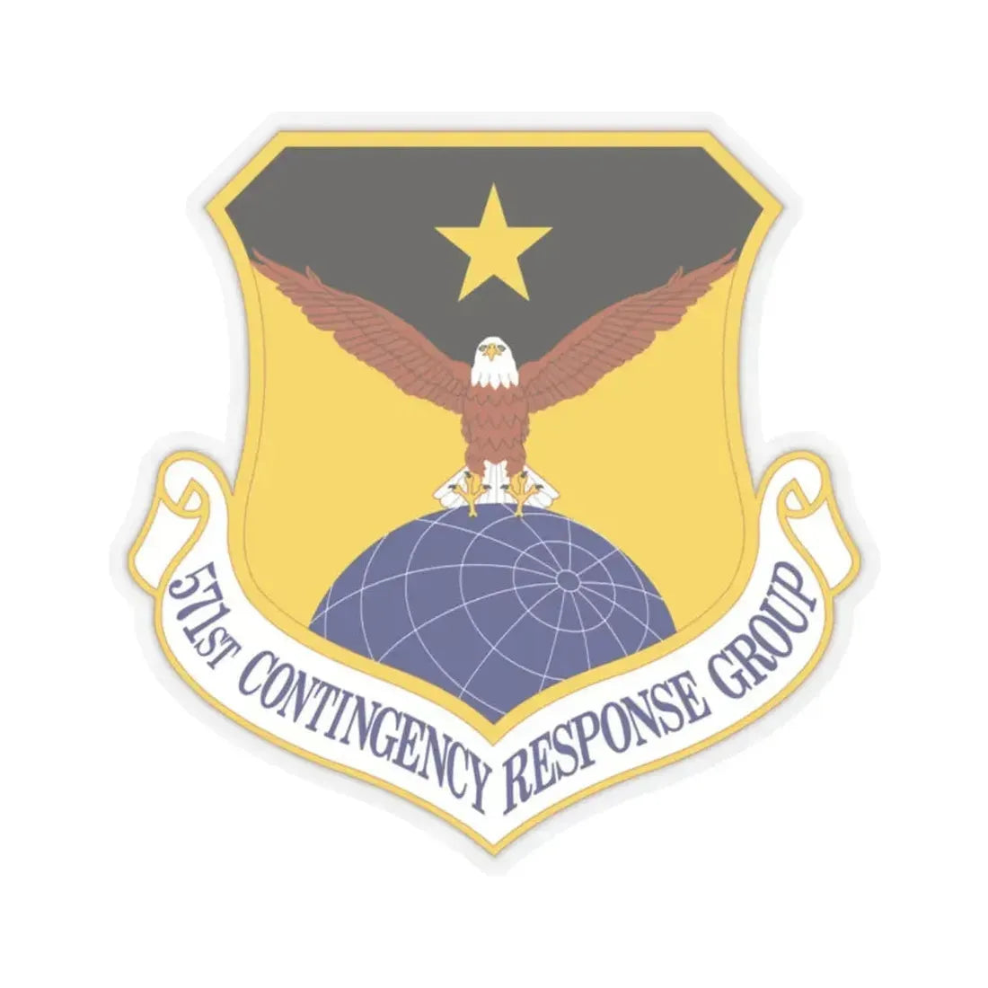 571st Contingency Response Group (U.S. Air Force) STICKER Vinyl Kiss-Cut Decal 2 Inch Transparent - The Sticker Space