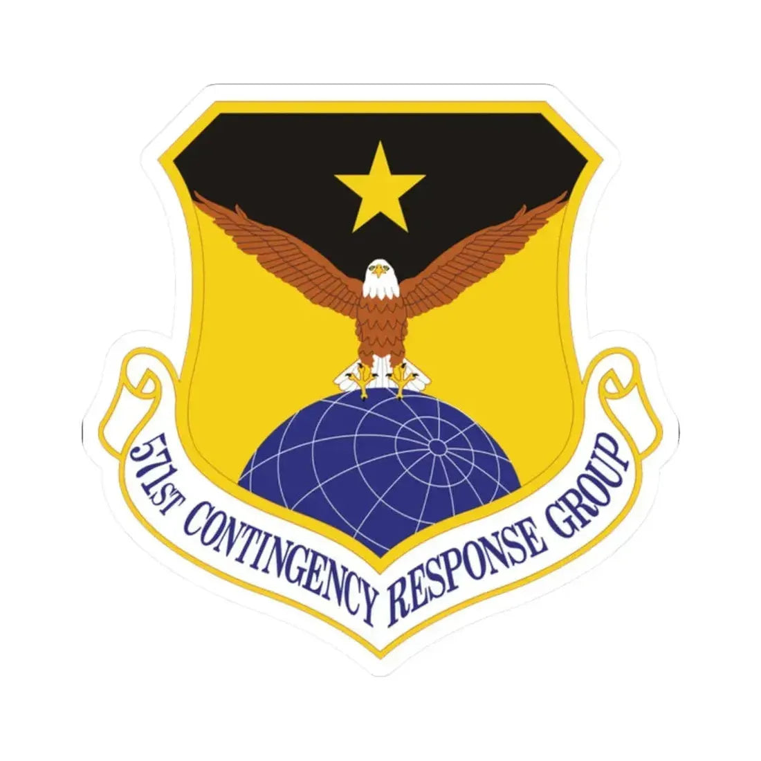 571st Contingency Response Group (U.S. Air Force) STICKER Vinyl Kiss-Cut Decal 2 Inch White - The Sticker Space