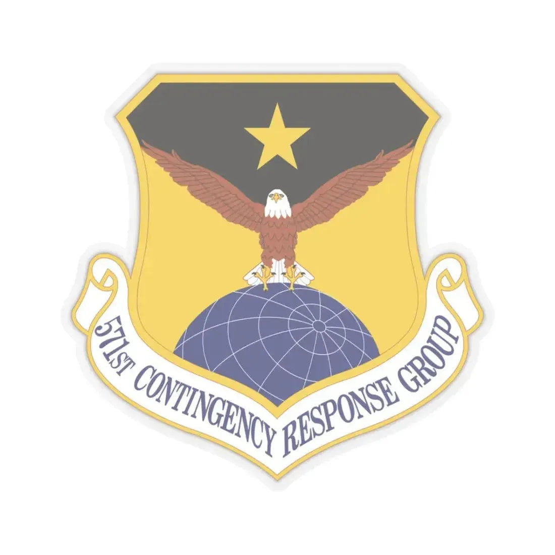 571st Contingency Response Group (U.S. Air Force) STICKER Vinyl Kiss-Cut Decal 3 Inch Transparent - The Sticker Space