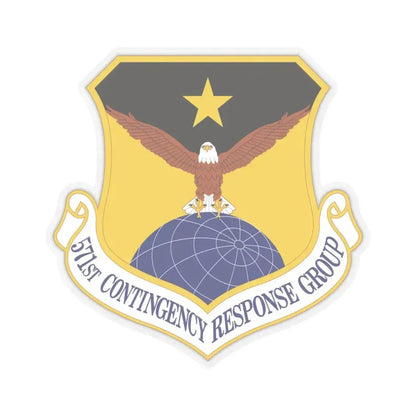 571st Contingency Response Group (U.S. Air Force) STICKER Vinyl Kiss-Cut Decal 6 Inch Transparent - The Sticker Space