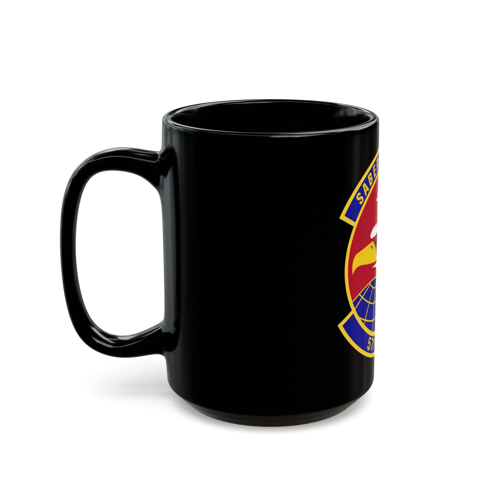 571st Mobility Support Advisory Squadron (U.S. Air Force) Black Coffee Mug-The Sticker Space