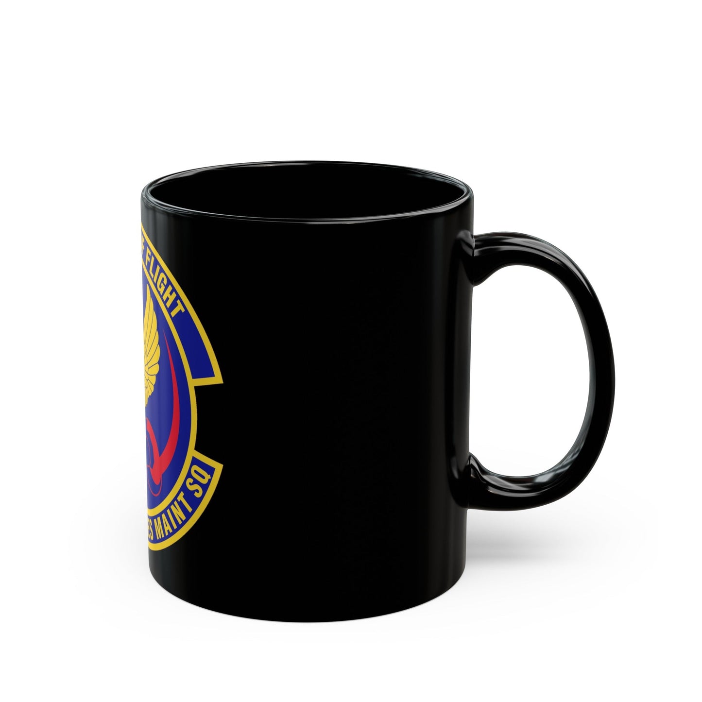 572d Commodities Maintenance Squadron (U.S. Air Force) Black Coffee Mug-The Sticker Space