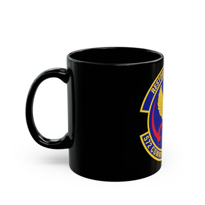 572d Commodities Maintenance Squadron (U.S. Air Force) Black Coffee Mug-The Sticker Space