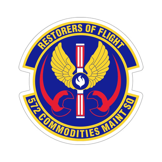 572d Commodities Maintenance Squadron (U.S. Air Force) STICKER Vinyl Die-Cut Decal-6 Inch-The Sticker Space