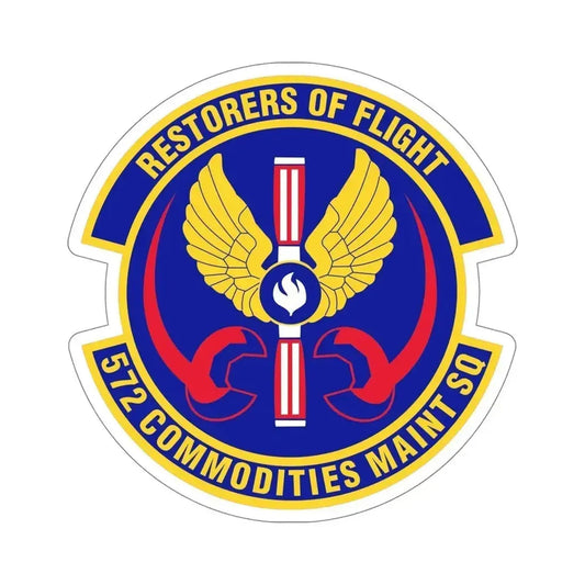 572d Commodities Maintenance Squadron (U.S. Air Force) STICKER Vinyl Die-Cut Decal 6 Inch - The Sticker Space