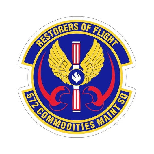 572d Commodities Maintenance Squadron (U.S. Air Force) STICKER Vinyl Die-Cut Decal 6 Inch - The Sticker Space