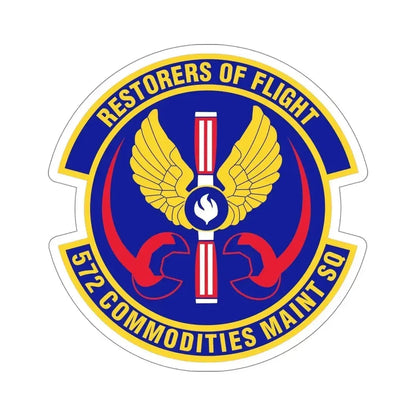 572d Commodities Maintenance Squadron (U.S. Air Force) STICKER Vinyl Die-Cut Decal - The Sticker Space