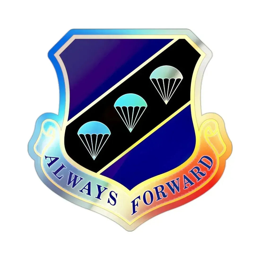 572d Contingency Response Group (U.S. Air Force) Holographic STICKER Die-Cut Vinyl Decal 2 Inch Holographic - The Sticker Space